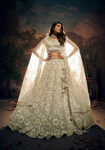 Beautiful Designer Wedding Wear Latest Pure Handwork Lehenga Choli
