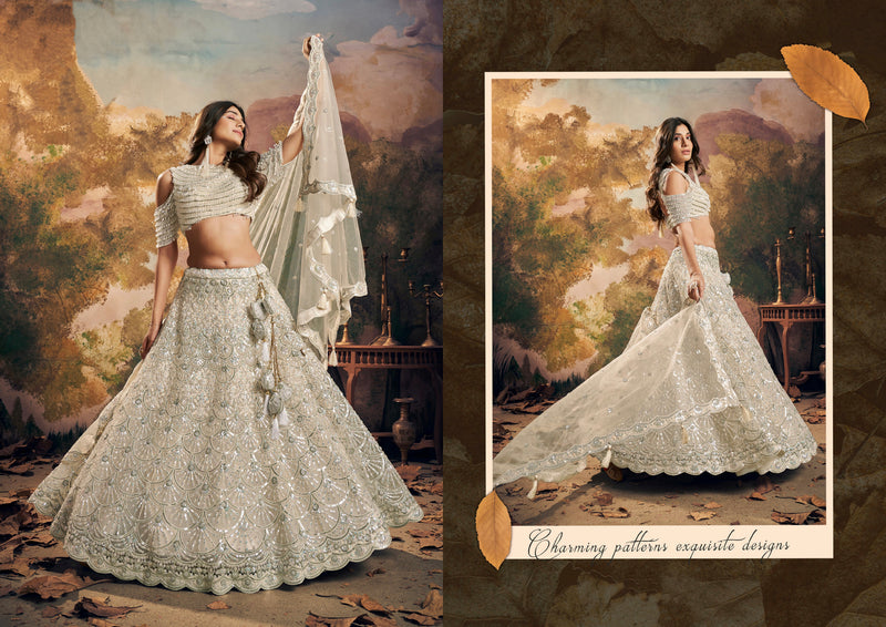 Beautiful Designer Wedding Wear Latest Pure Handwork Lehenga Choli