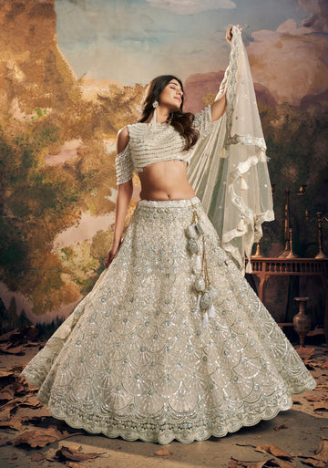 Beautiful Designer Wedding Wear Latest Pure Handwork Lehenga Choli