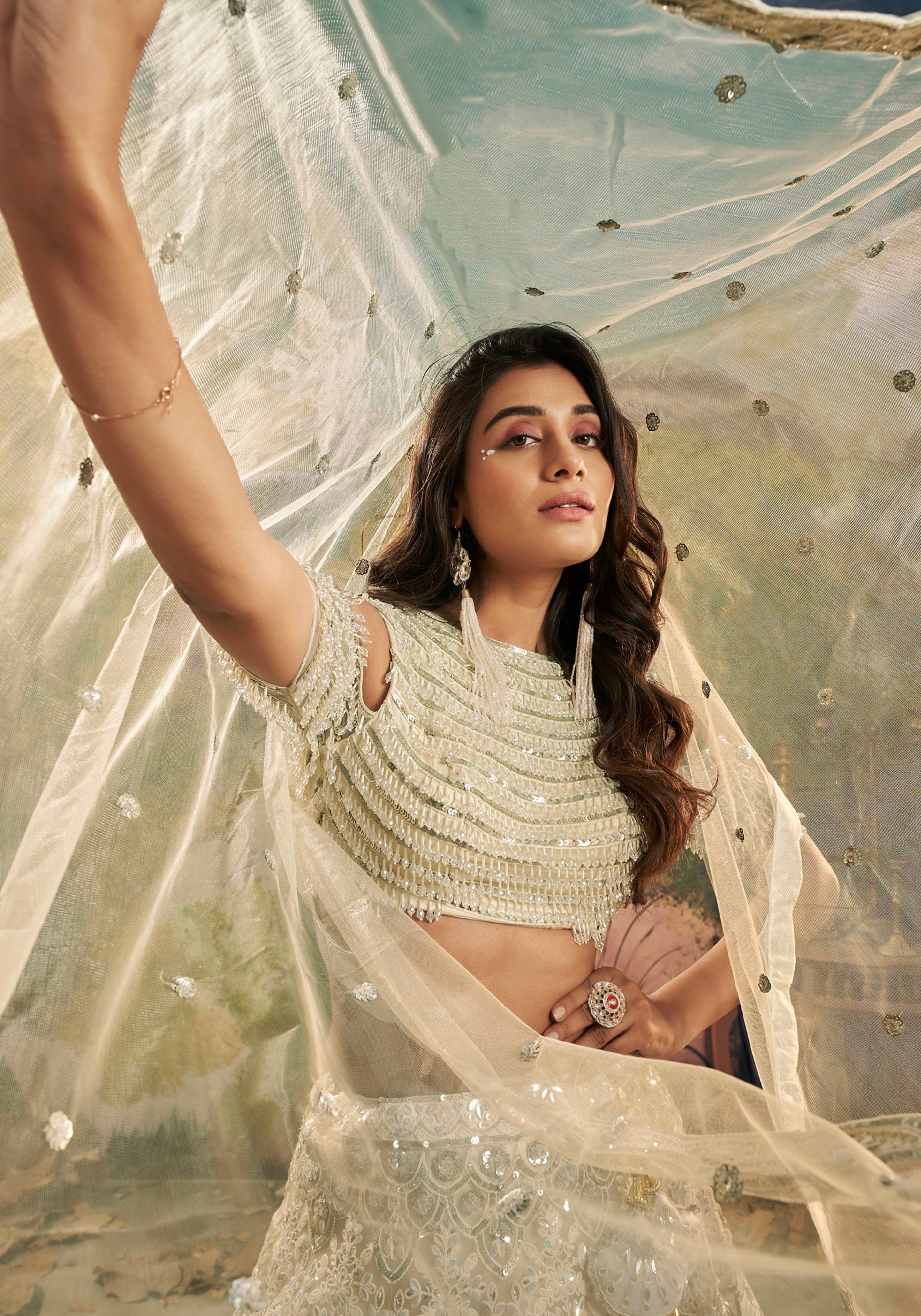 Beautiful Designer Wedding Wear Latest Pure Handwork Lehenga Choli