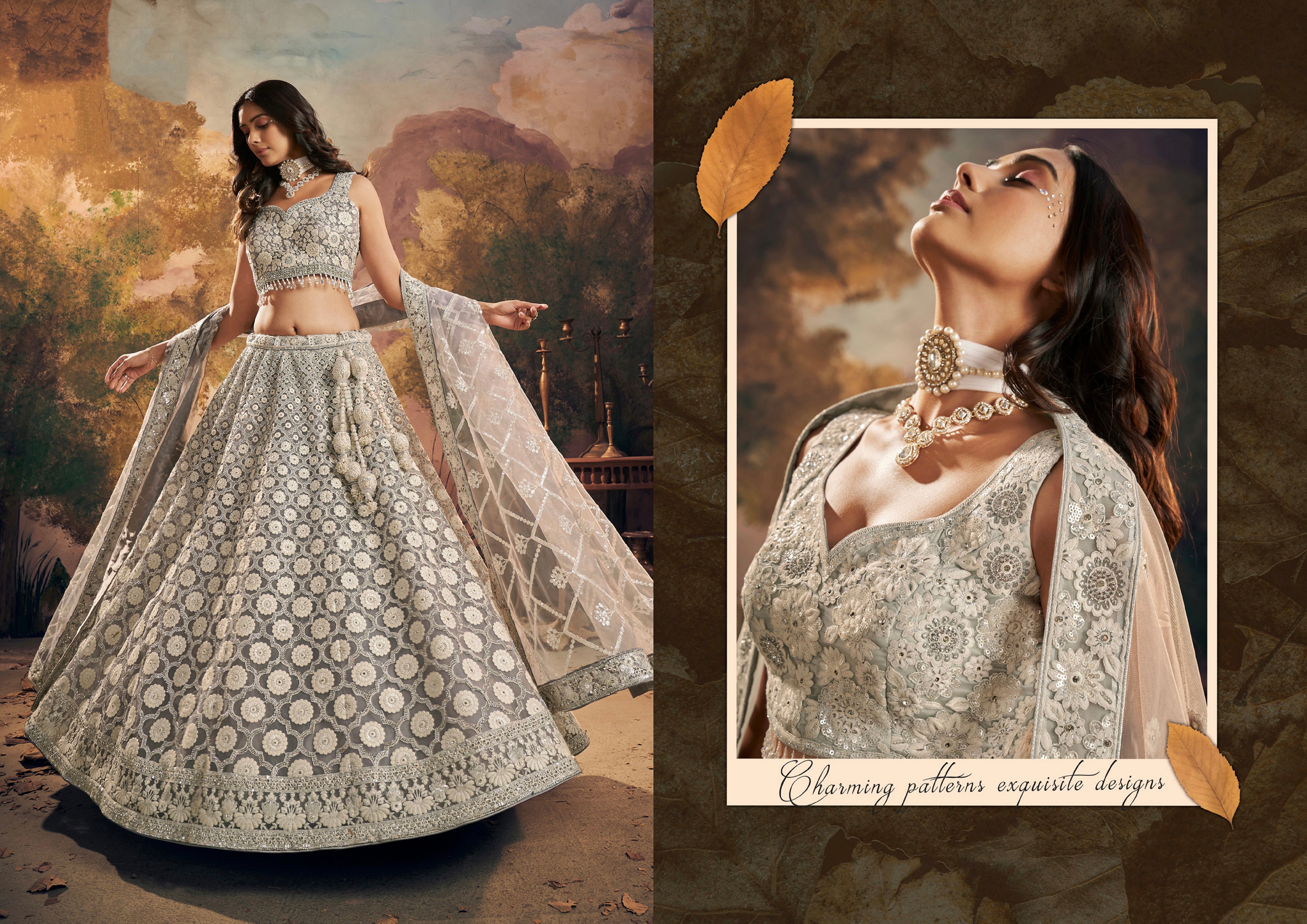 Beautiful Designer Wedding Wear Latest Pure Handwork Lehenga Choli