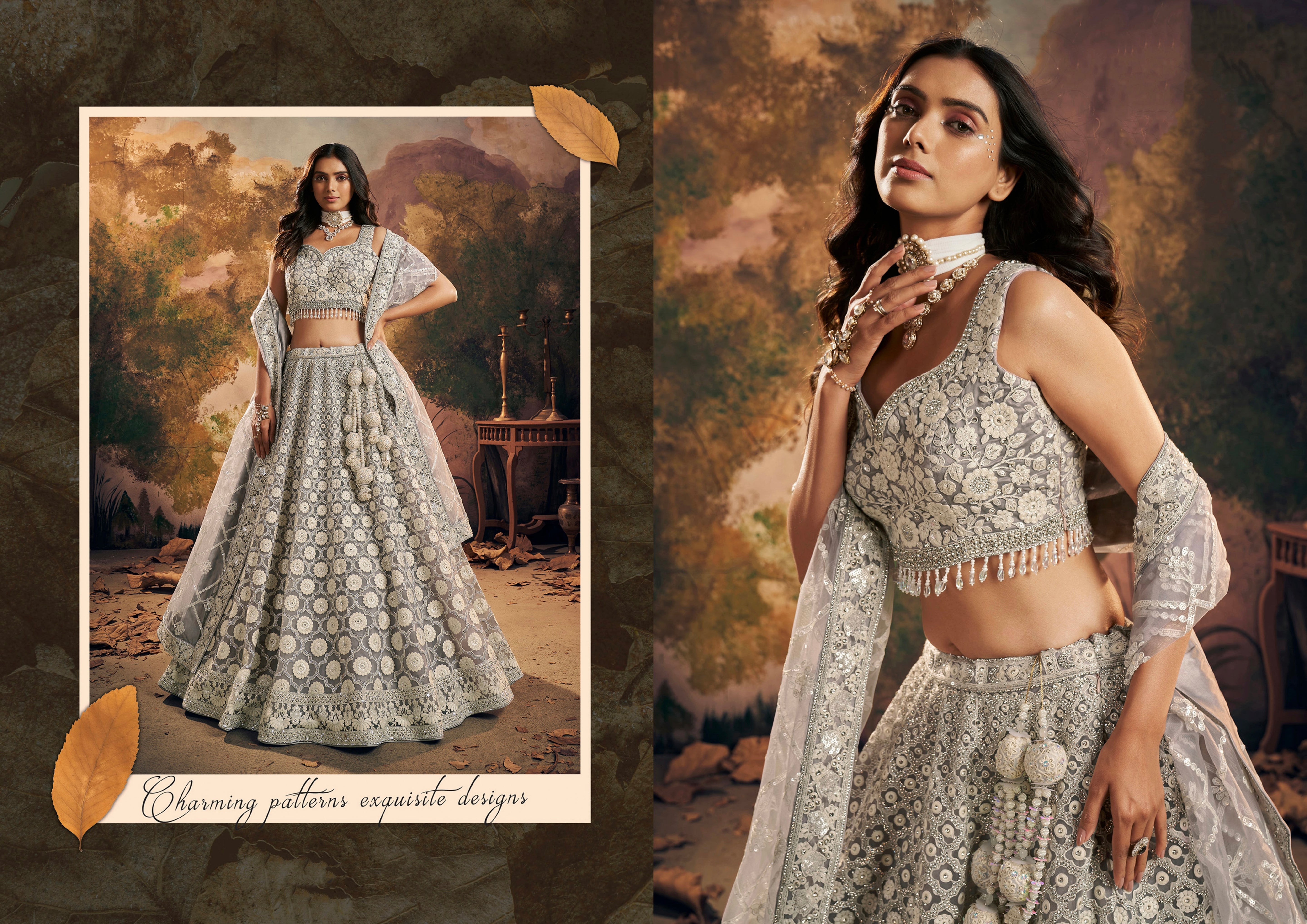 Beautiful Designer Wedding Wear Latest Pure Handwork Lehenga Choli