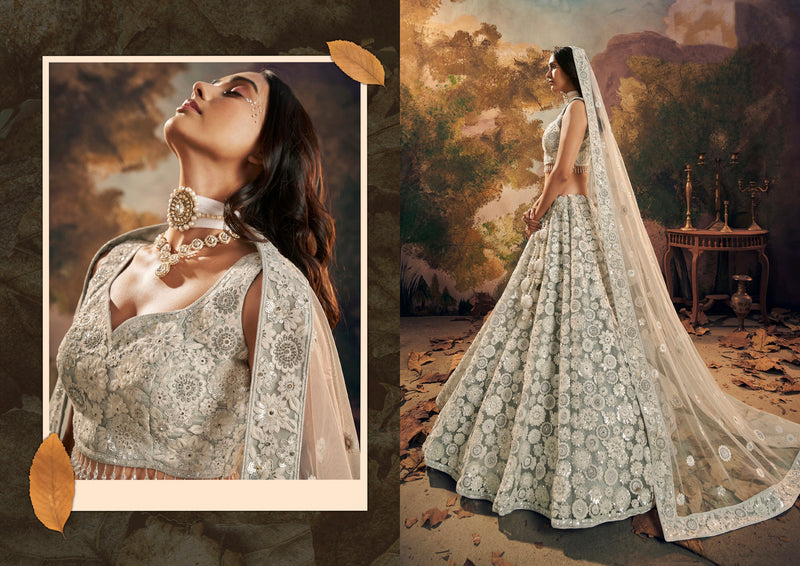 Beautiful Designer Wedding Wear Latest Pure Handwork Lehenga Choli