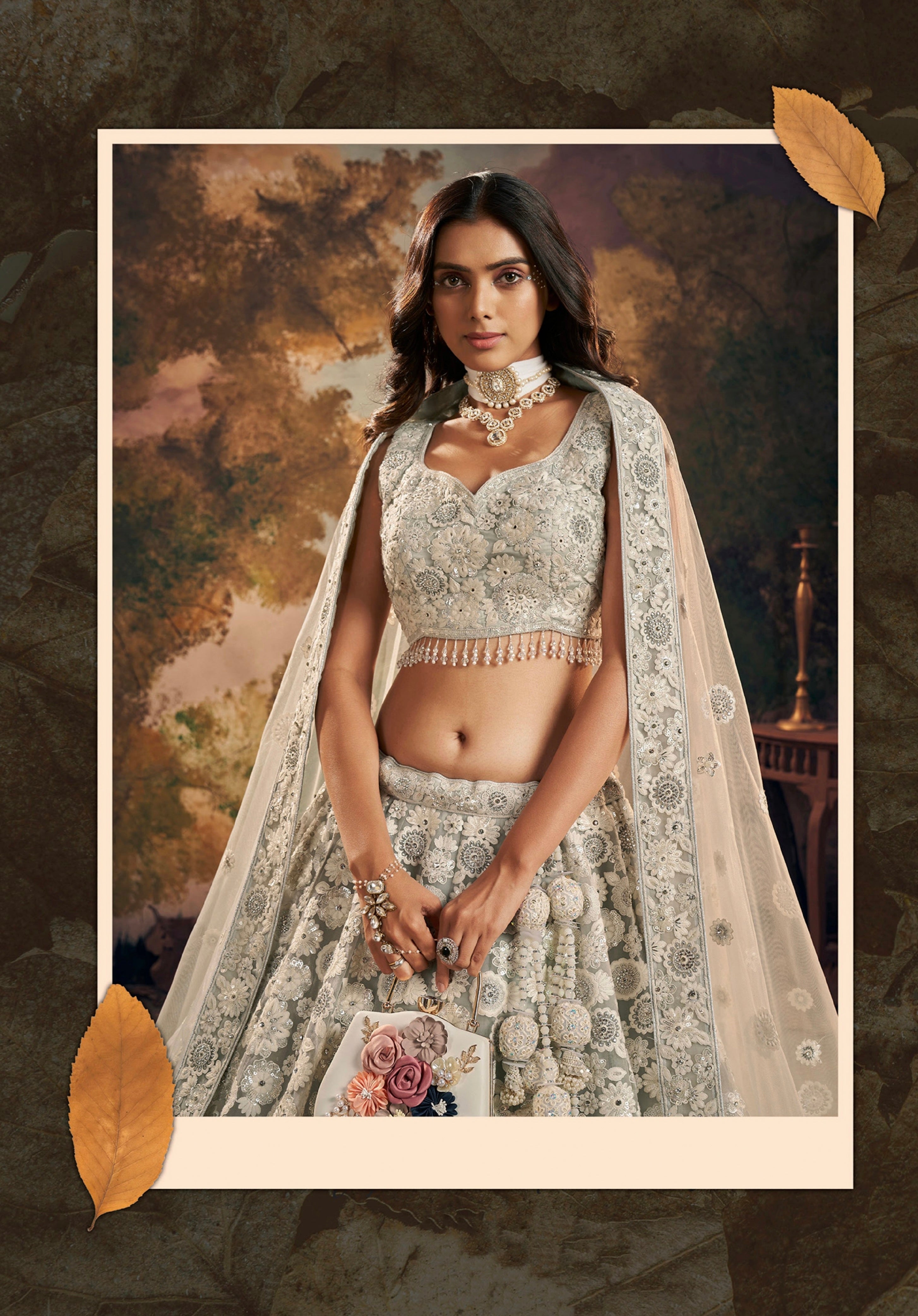 Beautiful Designer Wedding Wear Latest Pure Handwork Lehenga Choli