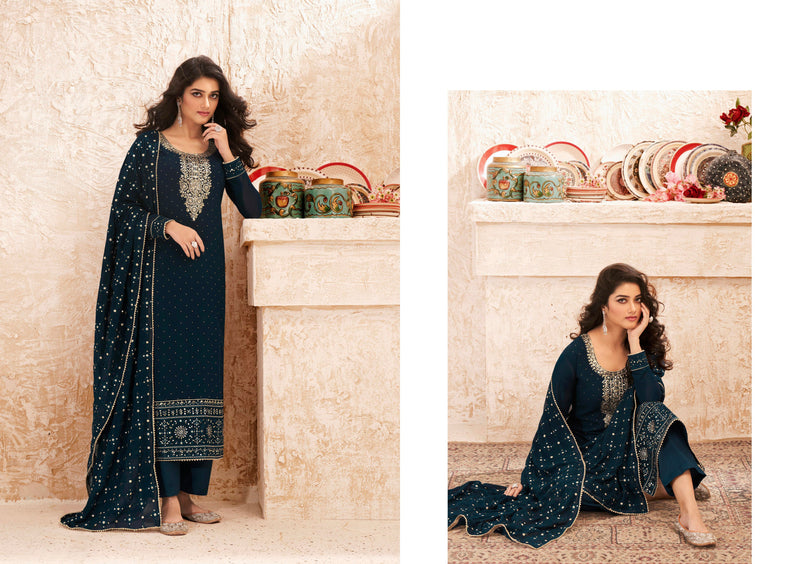 Designer Festive Wear Real Georgette Salwar Suit