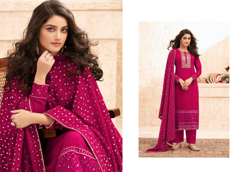 Designer Festive Wear Real Georgette Salwar Suit
