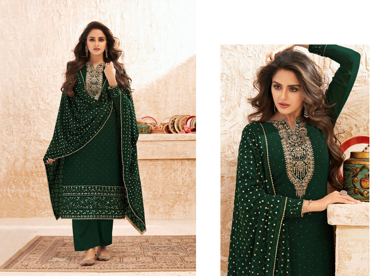 Designer Festive Wear Real Georgette Salwar Suit