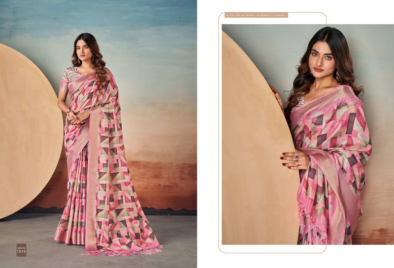 Beautiful Designer Summer Special Dola Silk Digital Print Saree