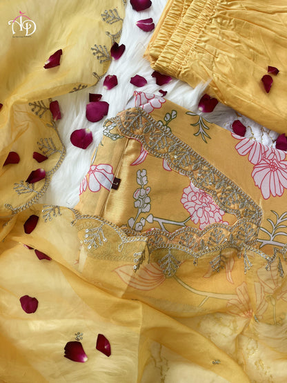 Beautiful Designer Summer Special Orgenza Suit Salwar Suit