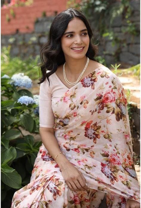 Beautiful Designer Party Wear Soft Gorgette Saree