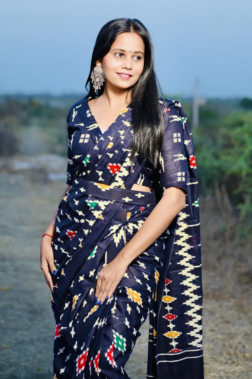 Beautiful Designer Soft Pure Cotton Saree