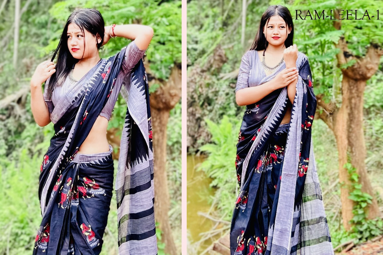 Beautiful Designer Soft Pure Cotton Saree