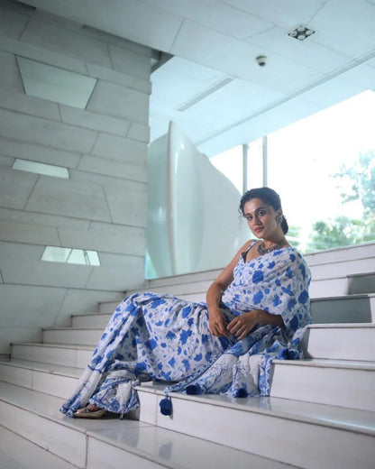 Beautiful Designer Soft Pure Cotton Saree