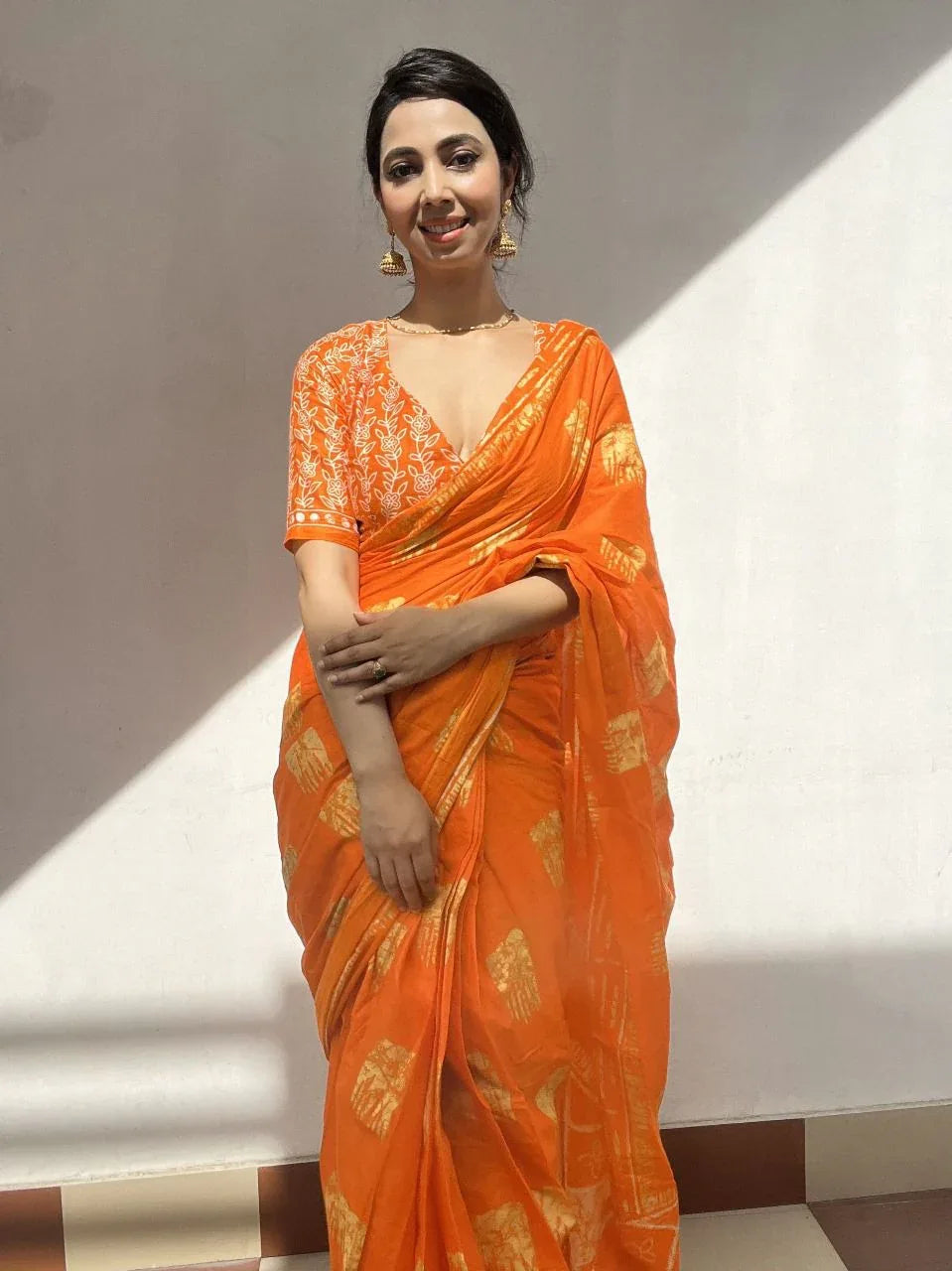 Beautiful Designer Soft Pure Cotton Saree