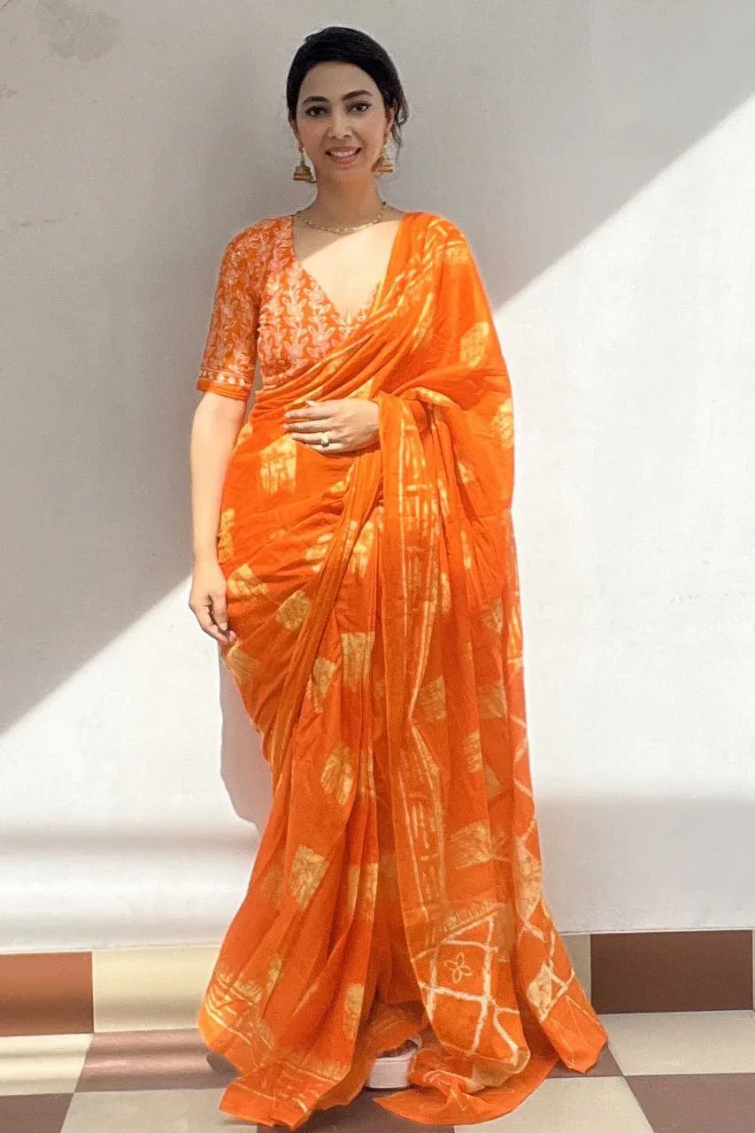 Beautiful Designer Soft Pure Cotton Saree