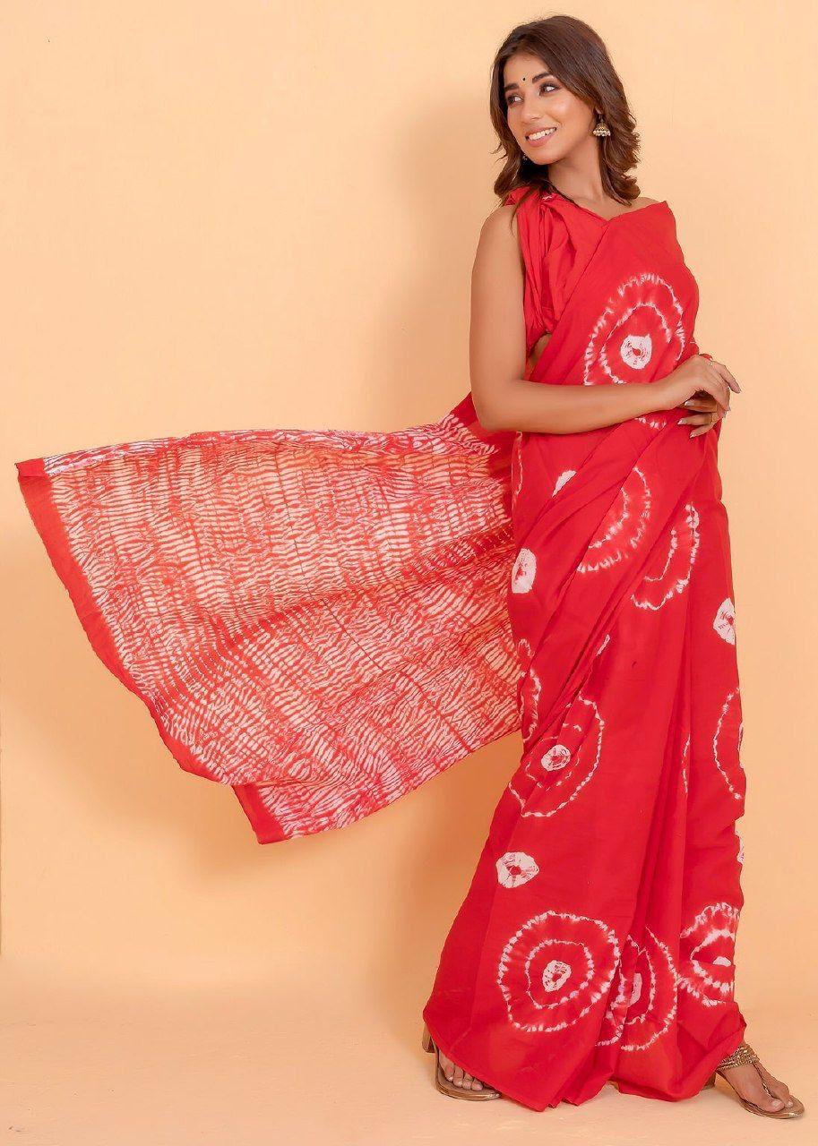 Beautiful Designer Soft Pure Cotton Saree