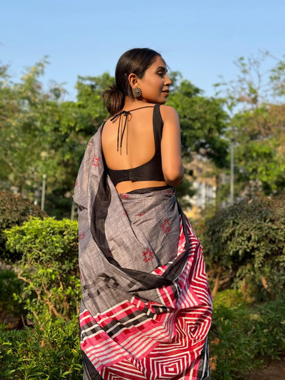 Beautiful Designer Soft Pure Cotton Saree
