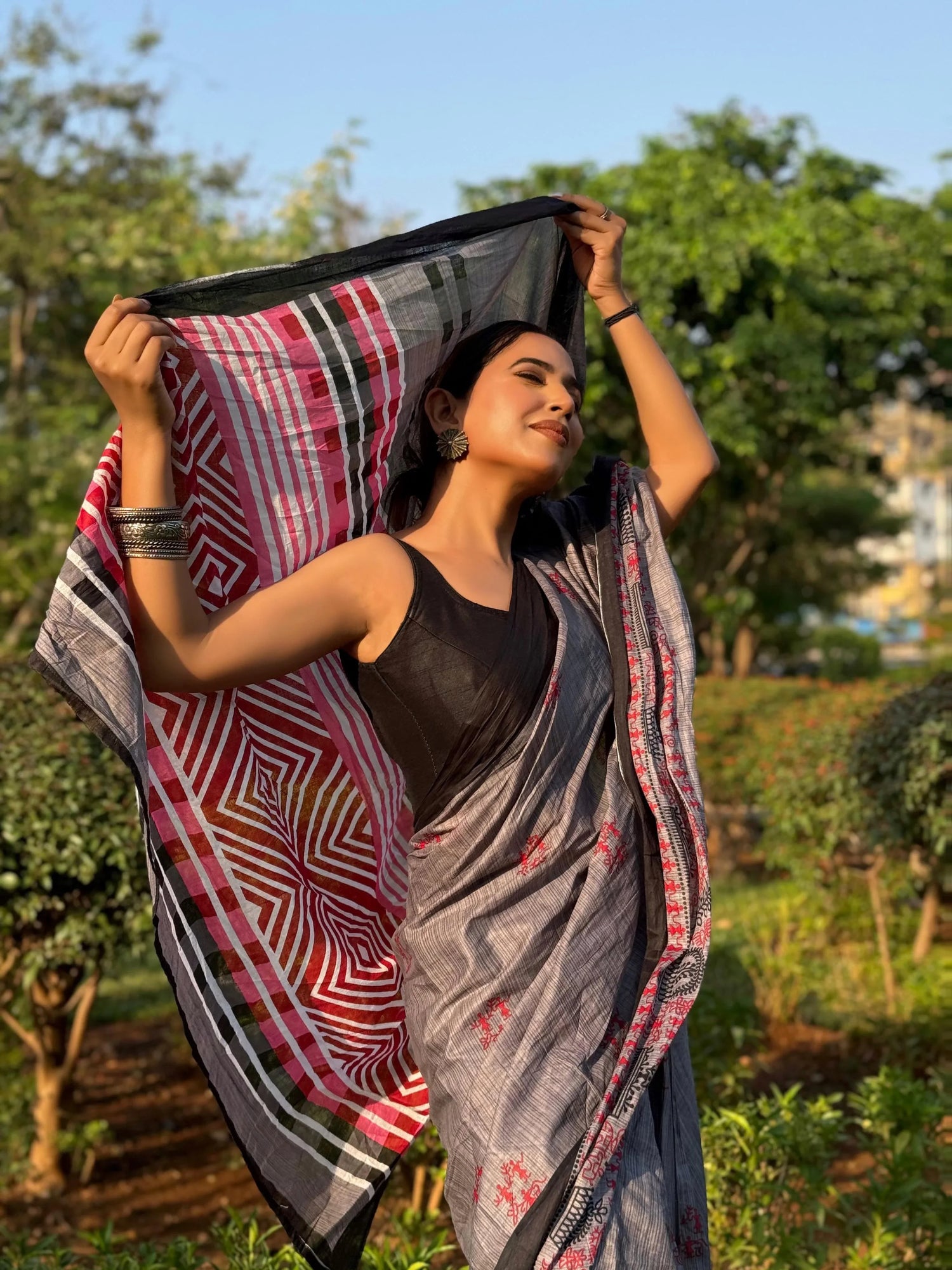 Beautiful Designer Soft Pure Cotton Saree
