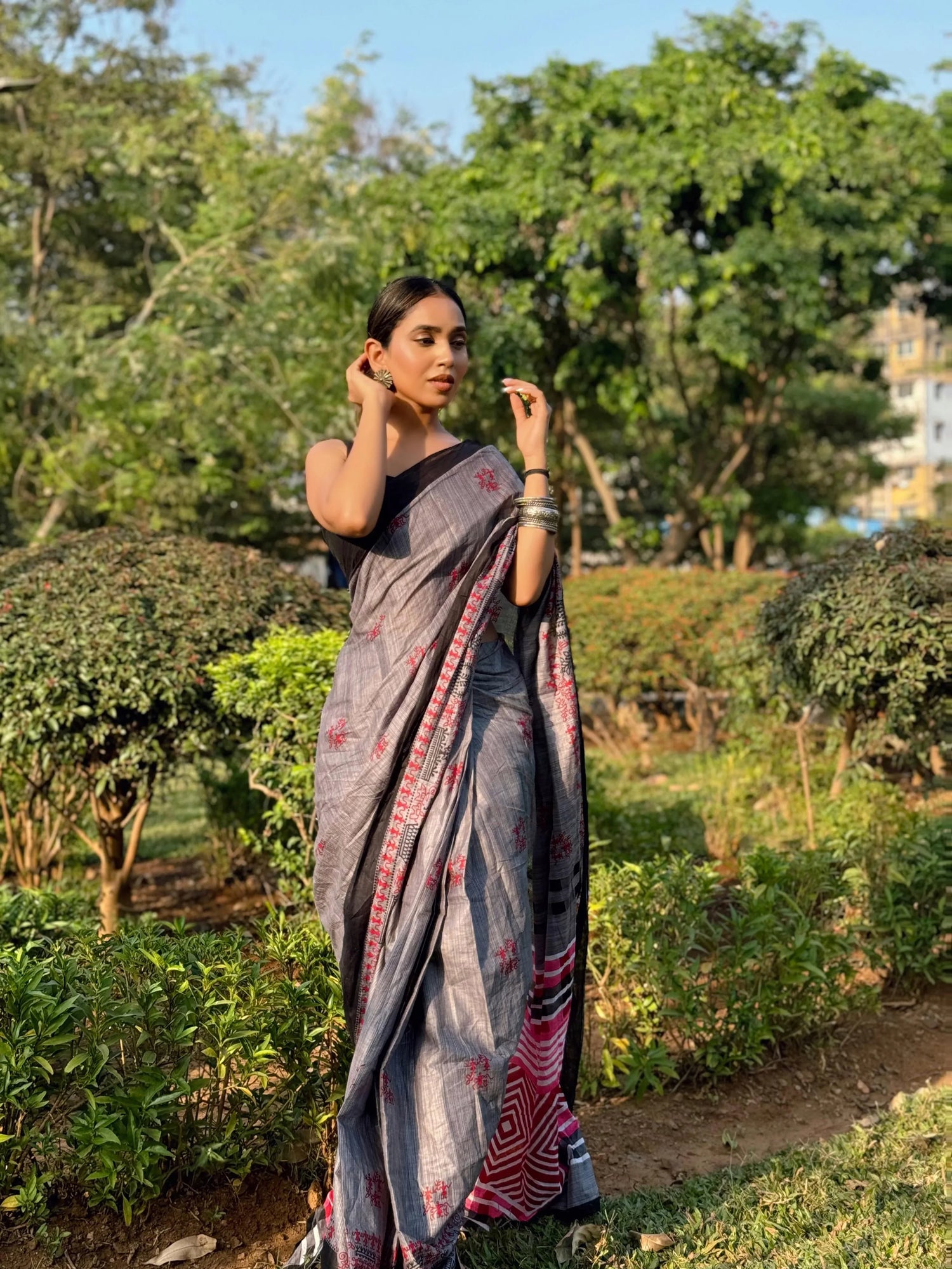 Beautiful Designer Soft Pure Cotton Saree