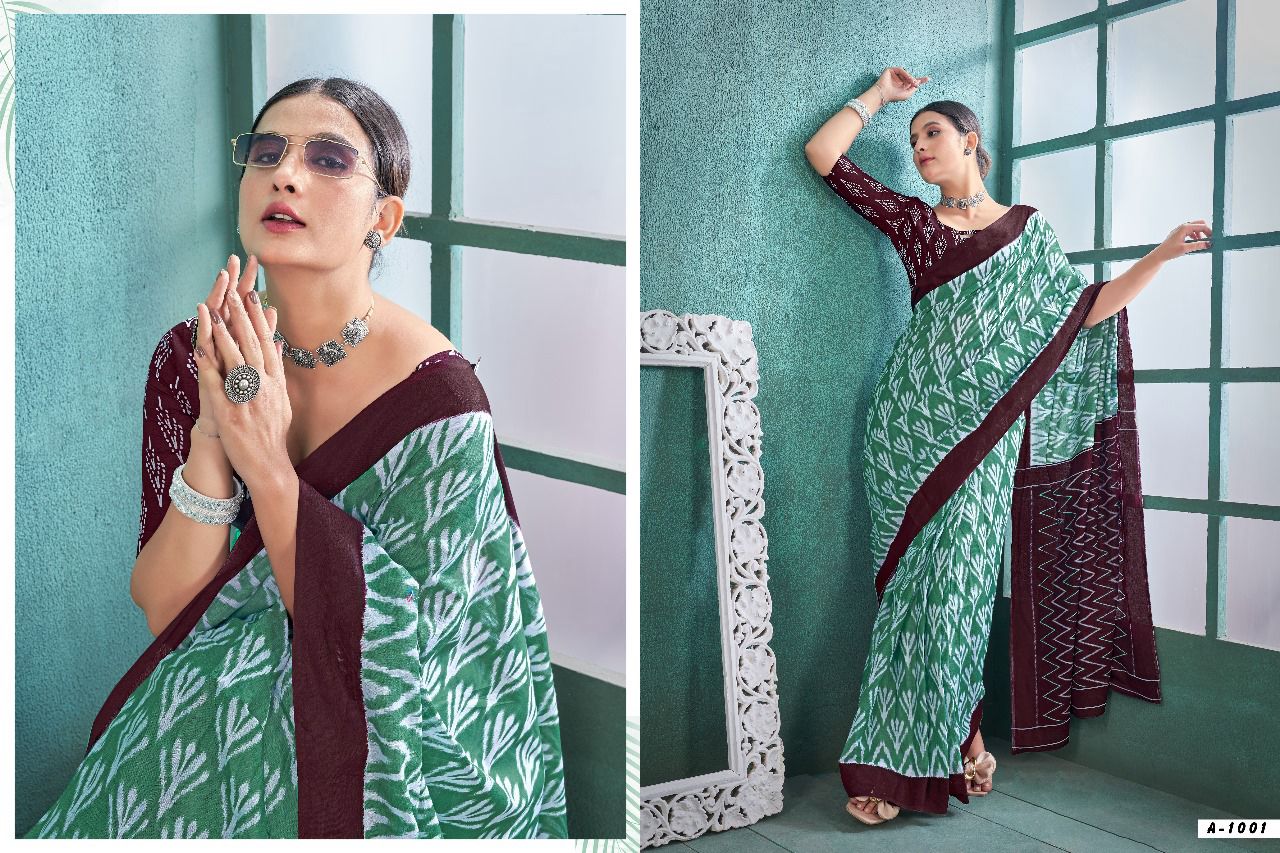 Beautiful Designer Soft Pure Cotton Saree