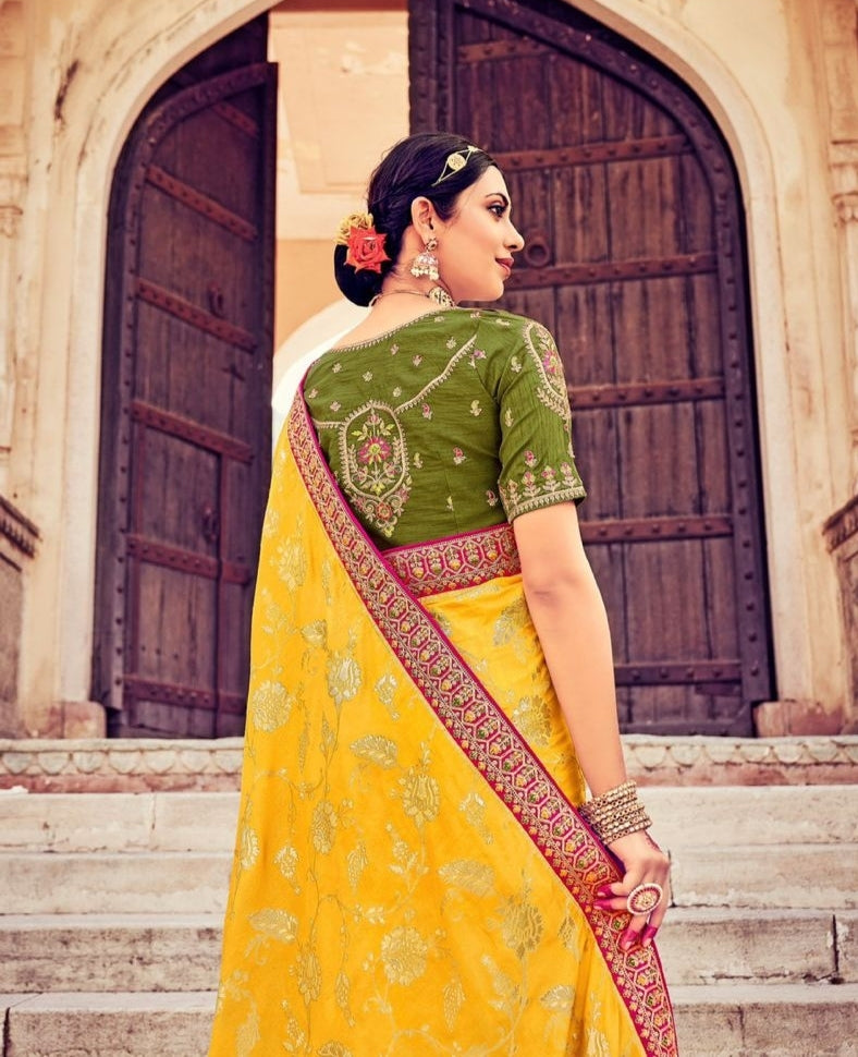 Beautiful Designer Summer Special Dola Silk Digital Print Saree