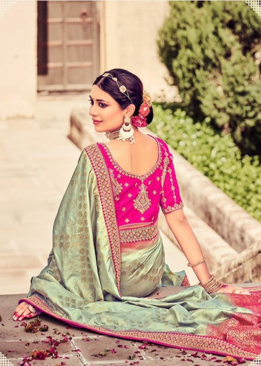 Beautiful Designer Summer Special Dola Silk Digital Print Saree