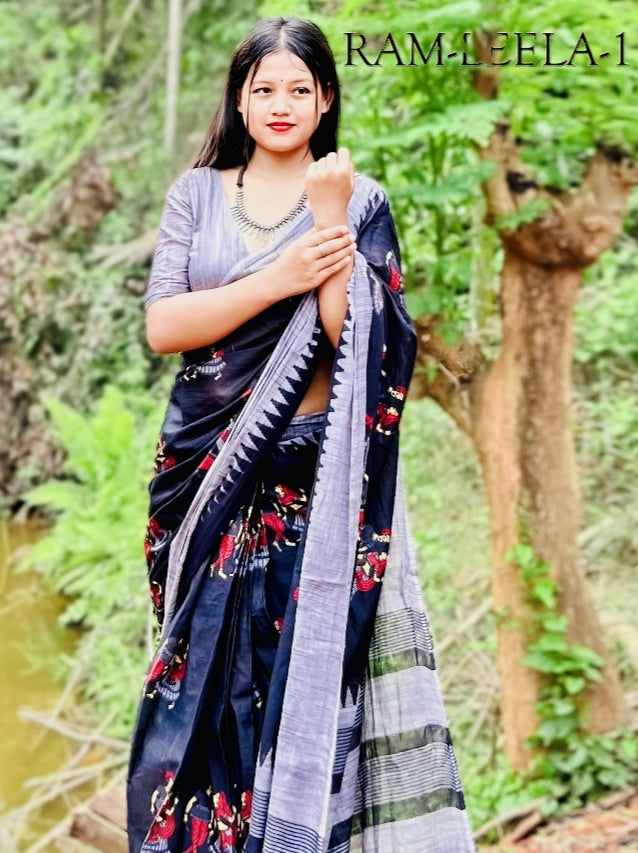 Beautiful Designer Soft Pure Cotton Saree