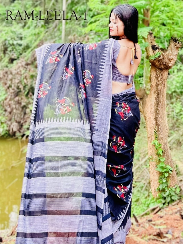 Beautiful Designer Soft Pure Cotton Saree