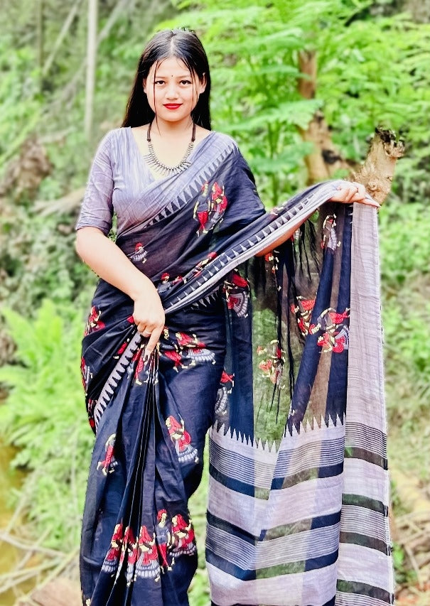 Beautiful Designer Soft Pure Cotton Saree