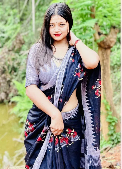 Beautiful Designer Soft Pure Cotton Saree