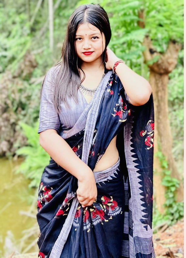 Beautiful Designer Soft Pure Cotton Saree