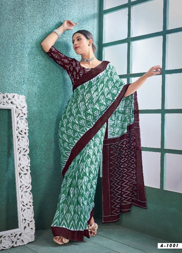 Beautiful Designer Soft Pure Cotton Saree