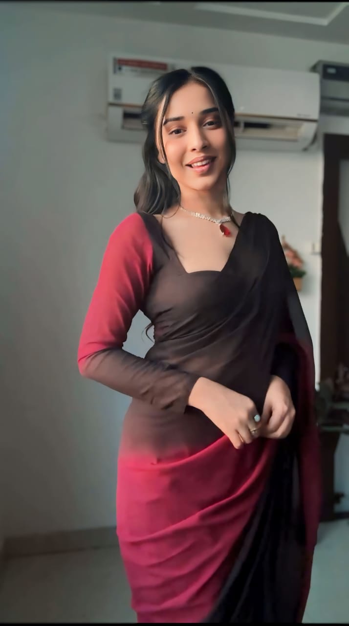 Beautiful Designer Pure Soft Georgette Ready to Wear Saree