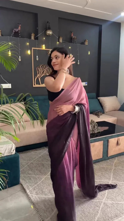 Beautiful Designer Pure Soft Georgette Ready to Wear Saree