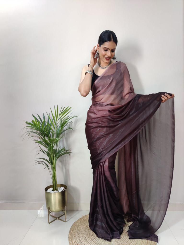 Beautiful Designer Pure Soft Georgette Ready to Wear Saree