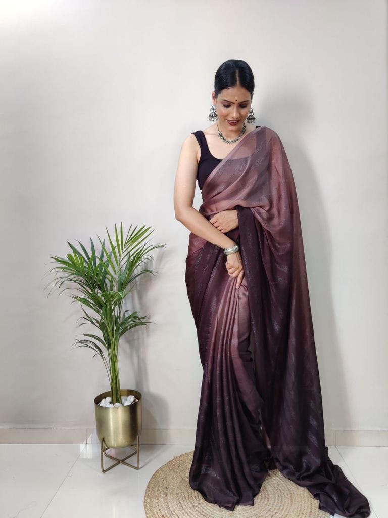 Beautiful Designer Pure Soft Georgette Ready to Wear Saree