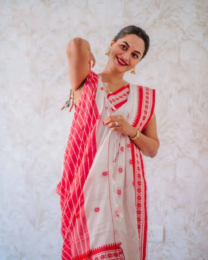 Beautiful Designer Soft Pure Cotton Saree