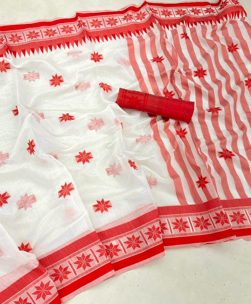Beautiful Designer Soft Pure Cotton Saree