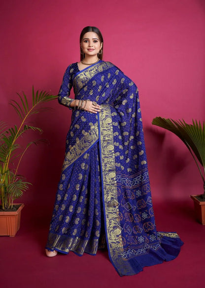 Bandhani Saree
