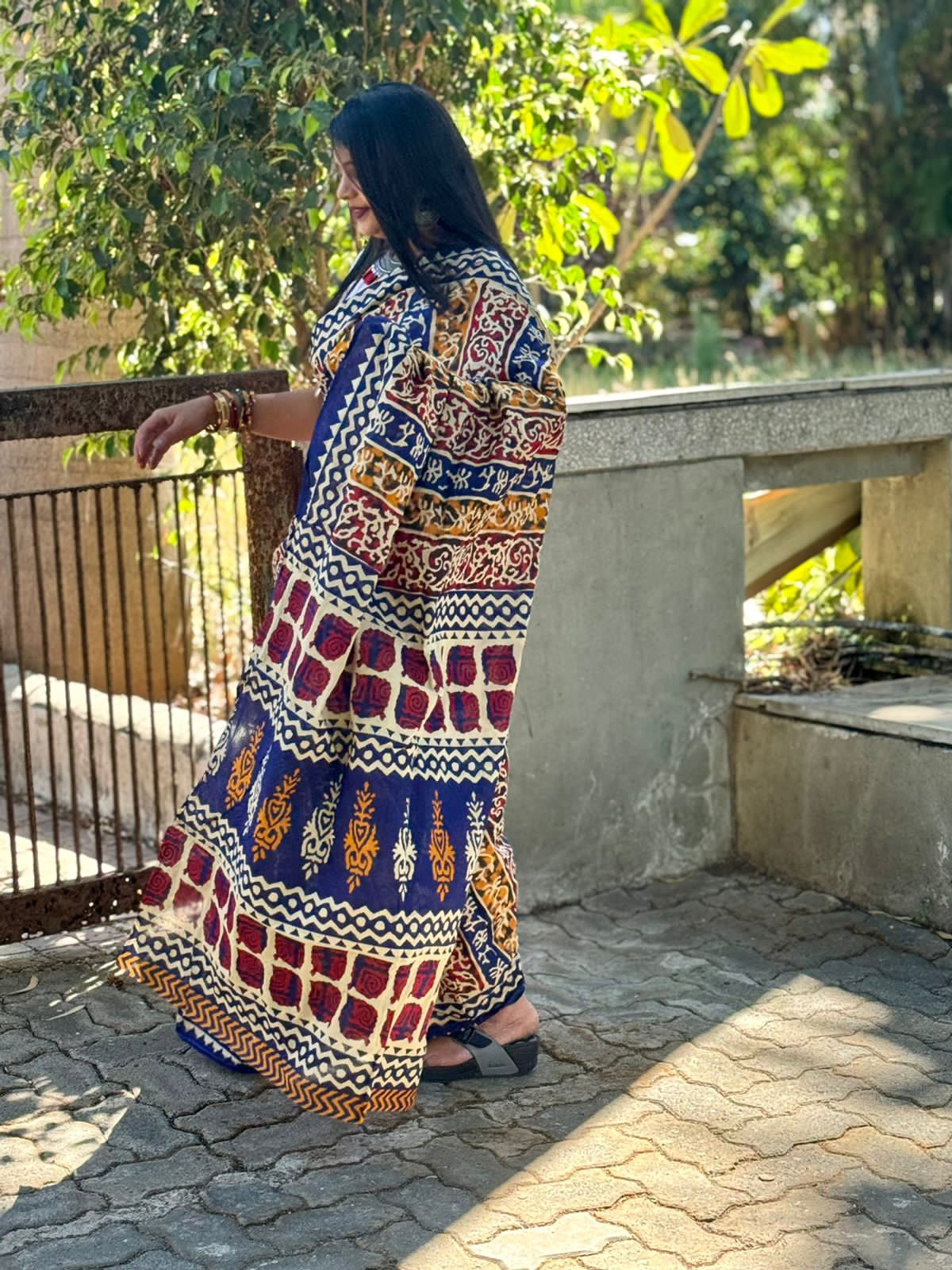 Beautiful Designer Soft Pure Mulmul Cotton Saree