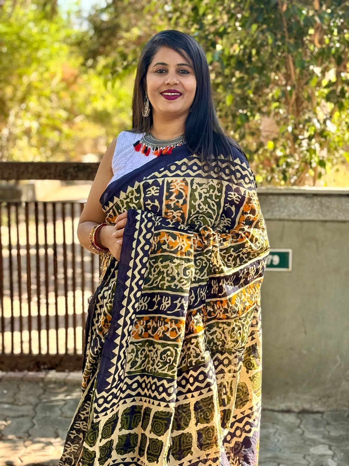 Beautiful Designer Soft Pure Mulmul Cotton Saree