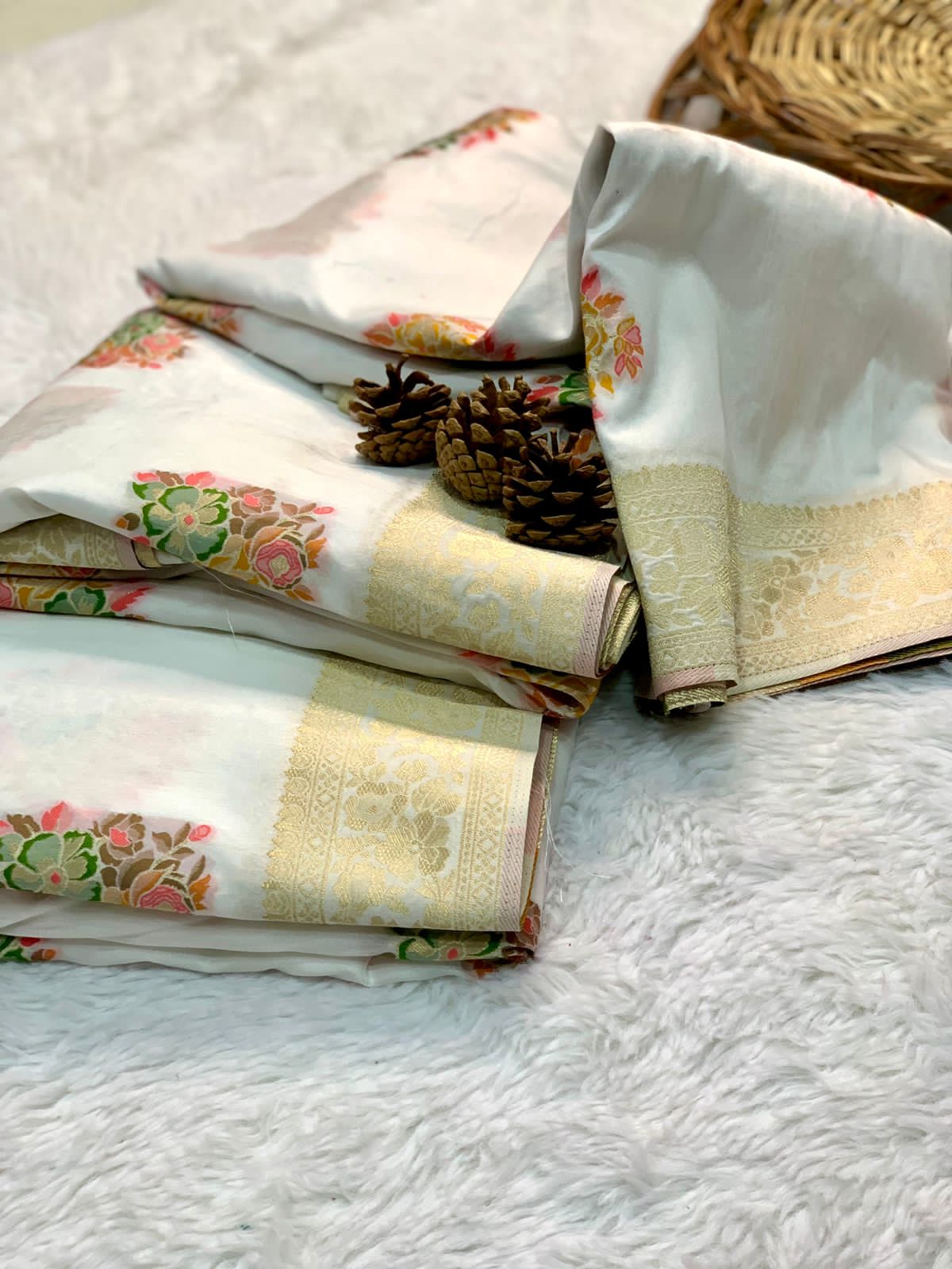 Beautiful Designer Kanchipuram Pure Silk Handloom Saree