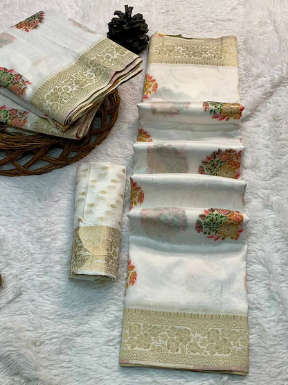 Beautiful Designer Kanchipuram Pure Silk Handloom Saree