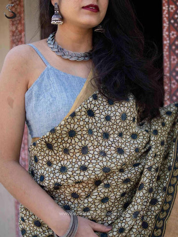 Beautiful Designer Imported Cotton Linen Digital Print Saree