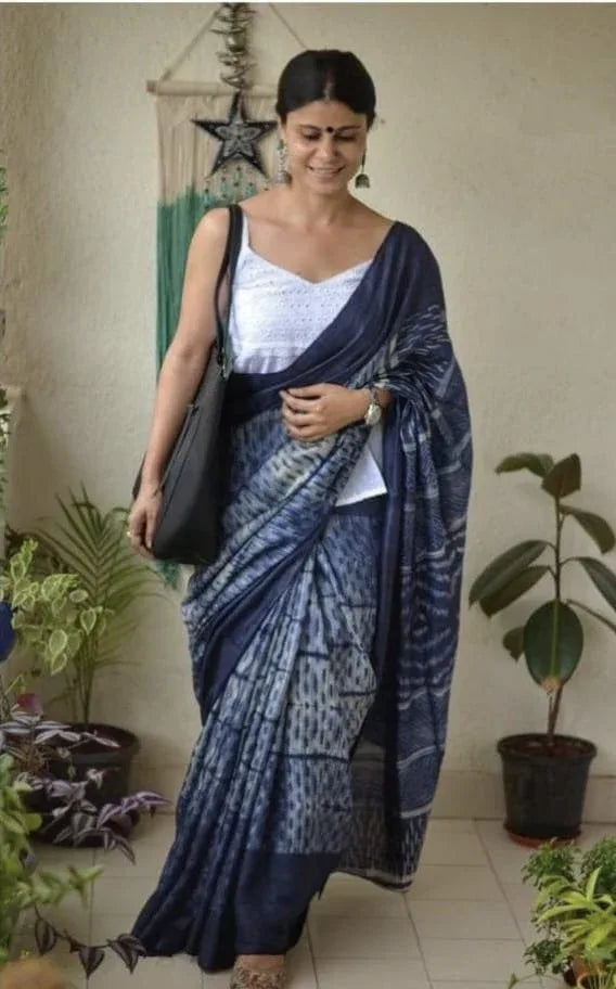 Mulmul Cotton Saree