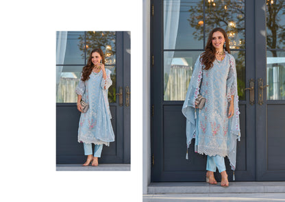 Beautiful Designer Occasion Wear Soft Organza Salwar Suit
