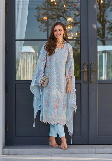 Beautiful Designer Occasion Wear Soft Organza Salwar Suit