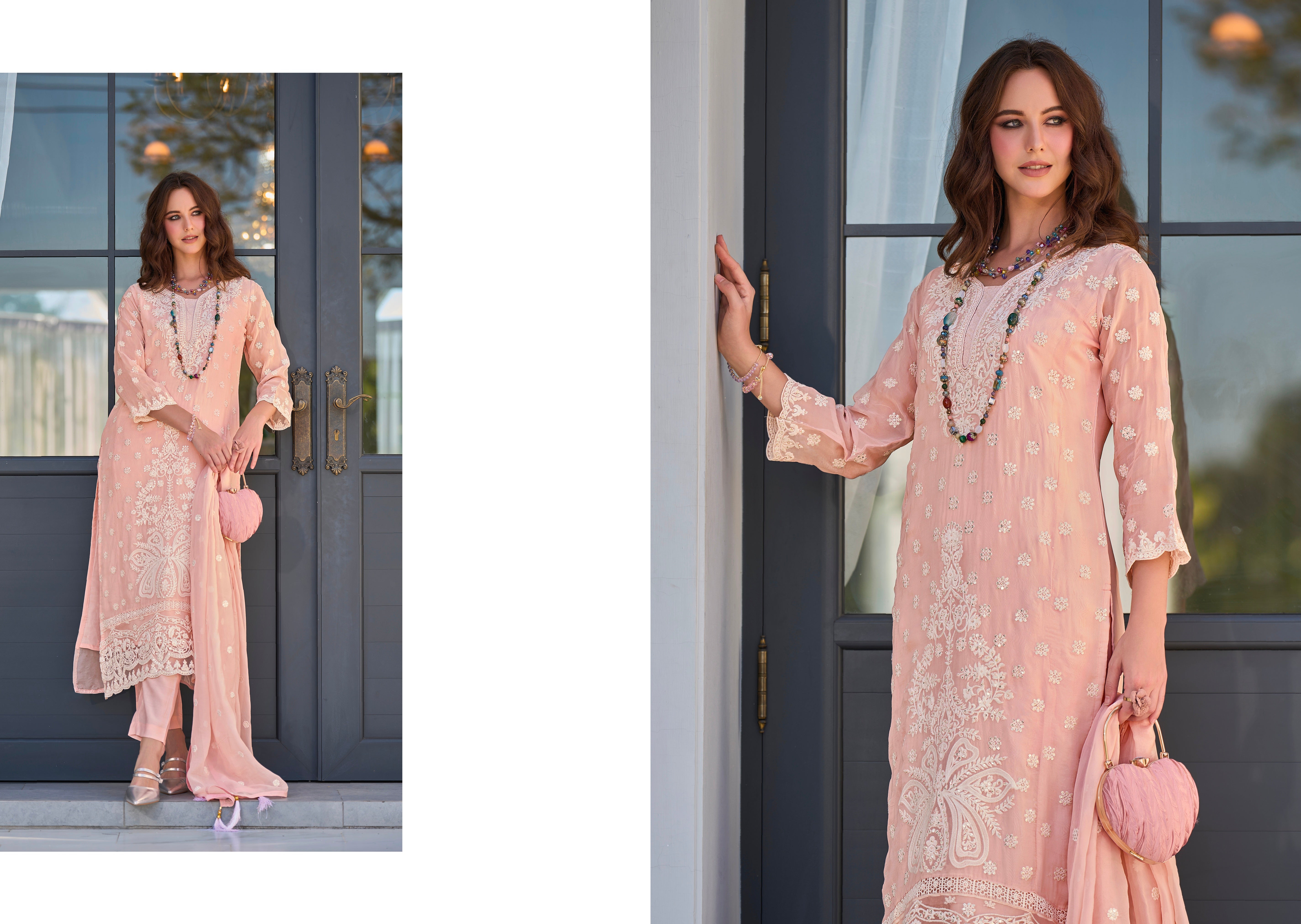 Beautiful Designer Occasion Wear Soft Organza Salwar Suit