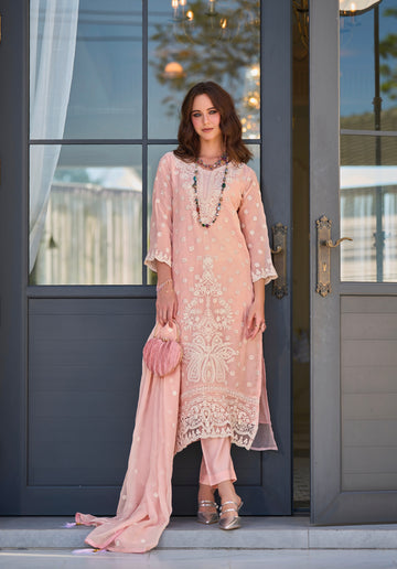 Beautiful Designer Occasion Wear Soft Organza Salwar Suit