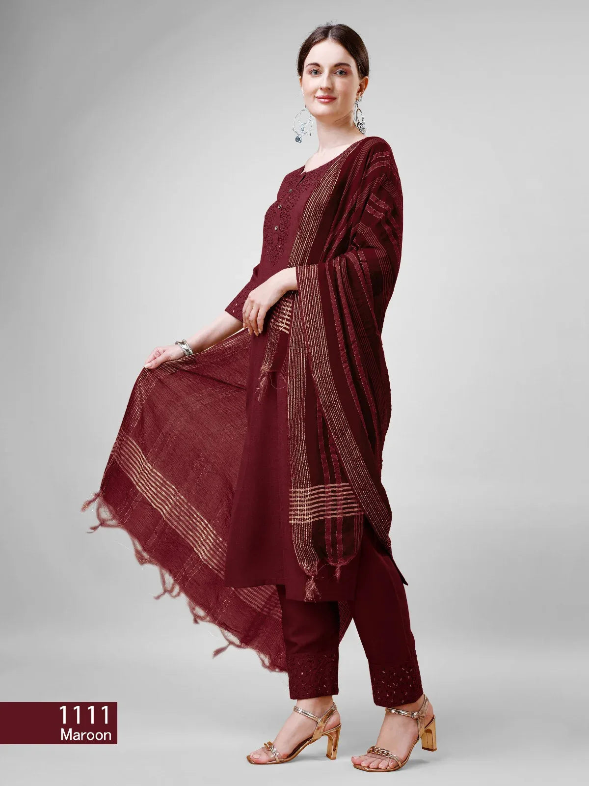 Beautiful Designer Summer Special Cotton Blend Cut Suit Salwar Suit